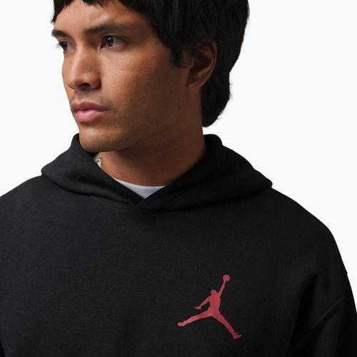 Bluza męska Jordan Pullover Hoodie black/gym red