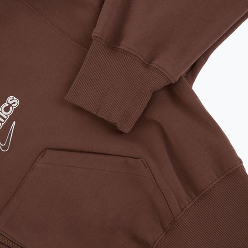 Bluza damska Nike Phoenix Full-Zip Hoodie light chocolate