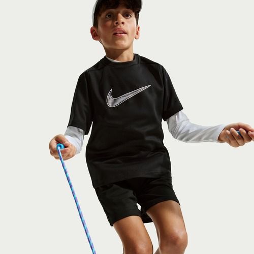 Koszulka dziecięca Nike Multi Dri-Fit black/white