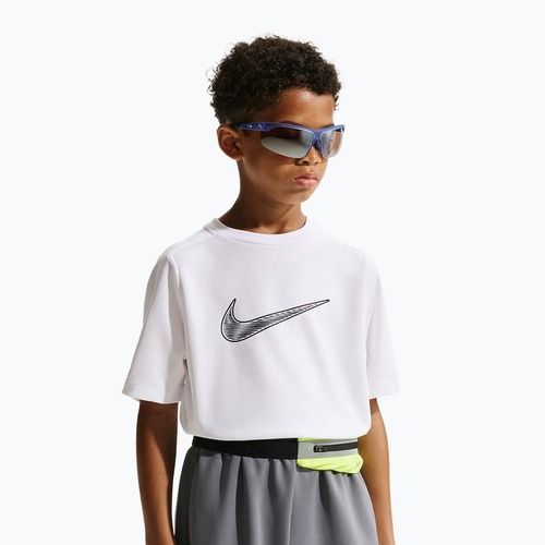 Koszulka dziecięca Nike Multi Dri-Fit white/black