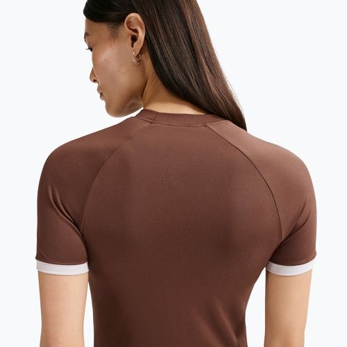 Koszulka damska Nike Gloss Fitted Top light chocolate