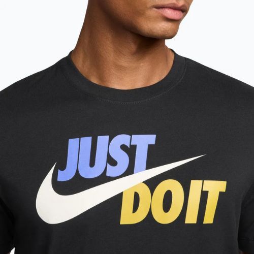 Koszulka męska Nike Sportswear JDI black/sapphire/sail/saffron quartz