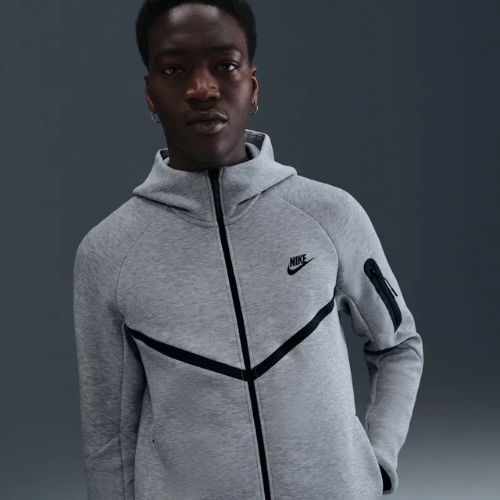 Bluza męska Nike Tech Windrunner Full Zip cave dark grey heather/black