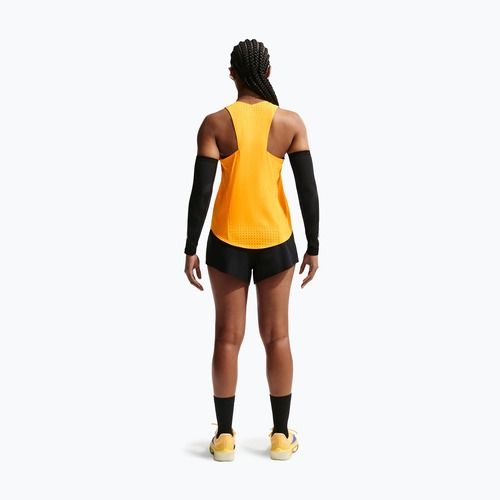 Koszulka do biegania damska Nike AeroSwift Dri-Fit ADV Singlet laser orange/black
