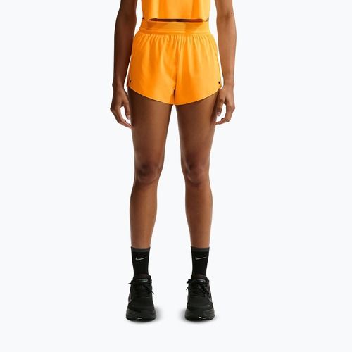 Spodenki do biegania damskie Nike AeroSwift Dri-Fit ADV Mid-Rise 3" laser orange/black/white/black