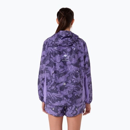 Kurtka do biegania damska ASICS Fujitrail Packable amethyst
