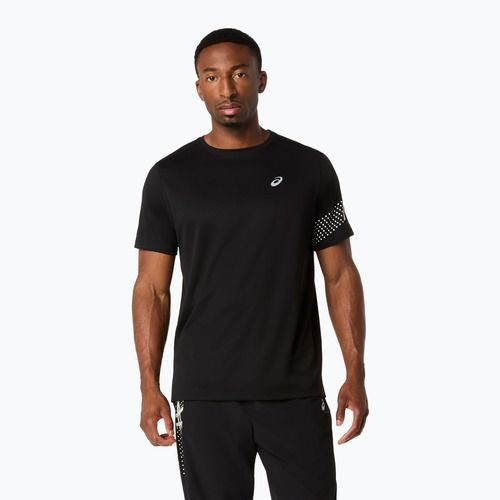 Koszulka do biegania męska ASICS Icon performance black/cream