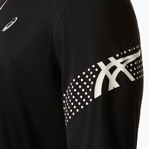 Longsleeve do biegania męski ASICS Icon 1/2 Zip performance black/cream