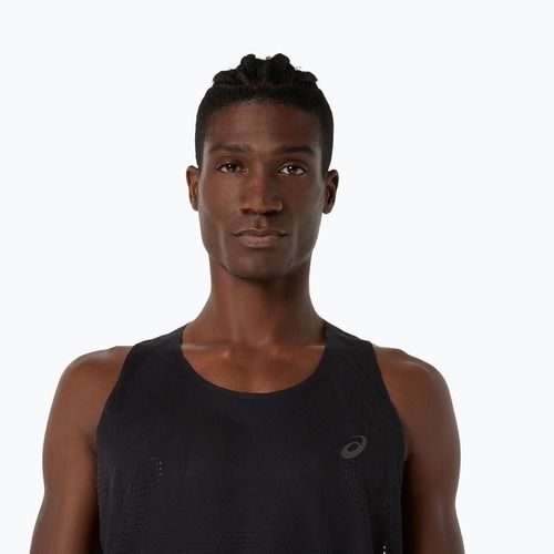 Koszulka do biegania męska ASICS Metarun Singlet performance black