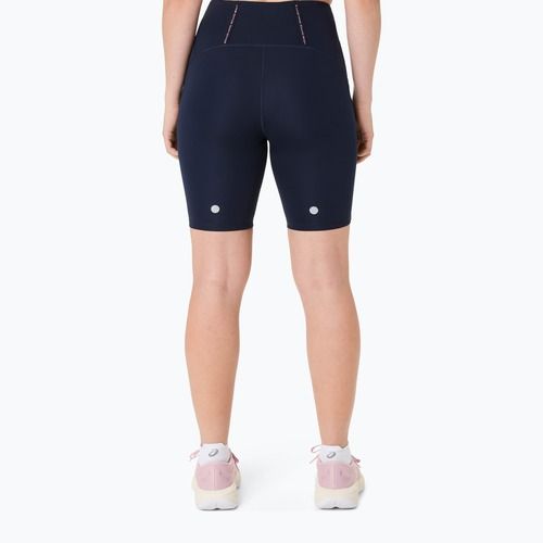 Spodenki do biegania damskie ASICS Road High Waist 8IN Sprinter midnight