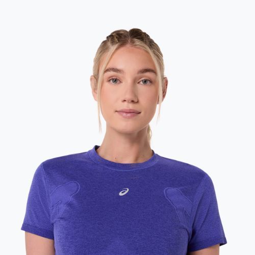 Koszulka do biegania damska ASICS Seamless cobalt burst/eggplant