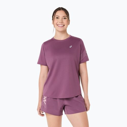 Koszulka do biegania damska ASICS Icon velvet purple