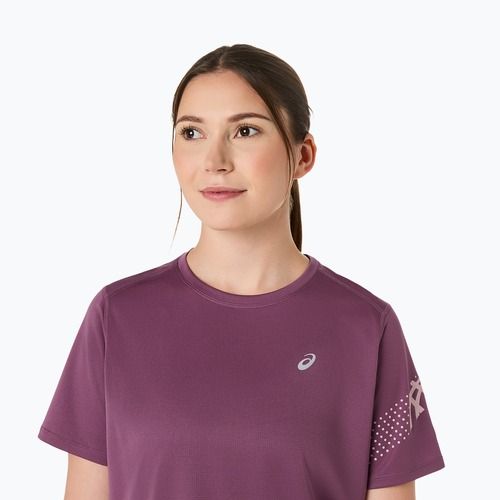 Koszulka do biegania damska ASICS Icon velvet purple