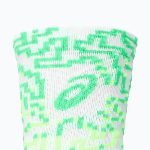 Skarpety ASICS Performance Run Crew brilliant white/illum. green/vital green