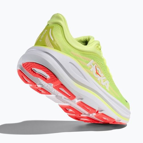 Buty do biegania damskie HOKA Bondi 9 neon yuzu/sunlight