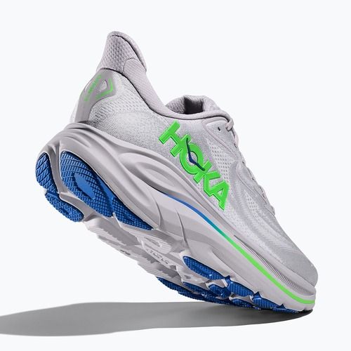 Buty do biegania męskie HOKA Clifton 10 ash grey/neon green