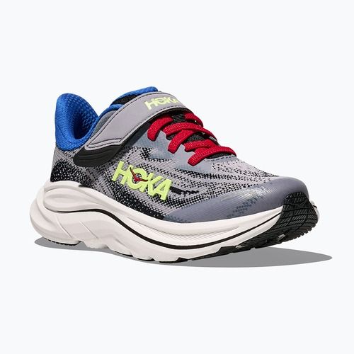 Buty do biegania dziecięce HOKA Clifton 10 foggy grey/black
