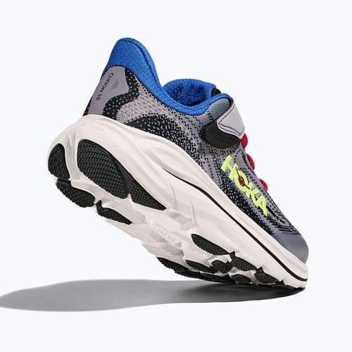Buty do biegania dziecięce HOKA Clifton 10 foggy grey/black