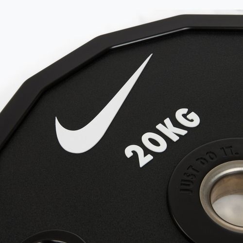 Obciążenie bumperowe  Nike Strength Pro Urethane Plates 20 kg black/white