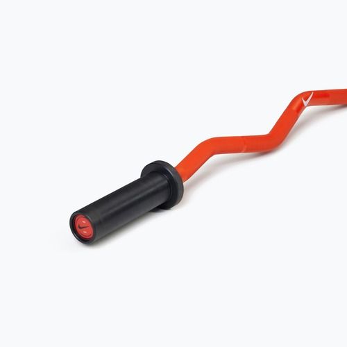 Gryf łamany Nike Strength Shield Curl Bar orange
