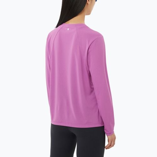 Longsleeve do biegania damski Salomon Shakeout Core iris orchid