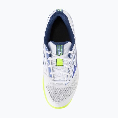 Buty do tenisa męskie Mizuno Break Shot 5 CC white/dazzling blue/ lightning