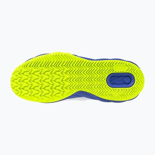 Buty do tenisa męskie Mizuno Wave Enforce Court CC white/dazzling blue/ lightning