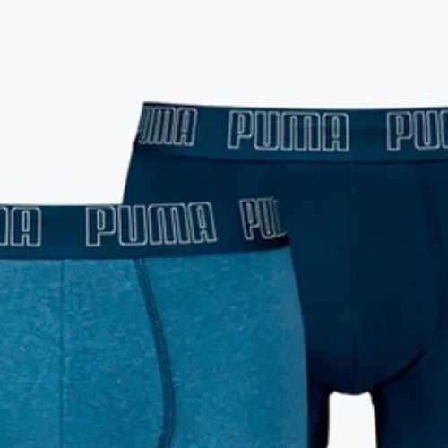 Bokserki męskie PUMA Everyday Trunk 2 pary light blue melange