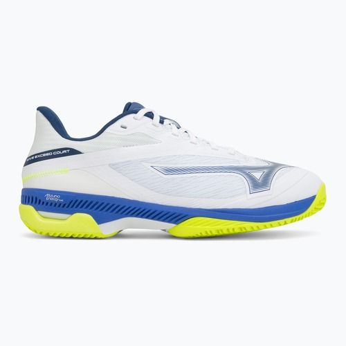 Buty do tenisa Mizuno Wave Exceed Court CC white/dazzling blue/lightning