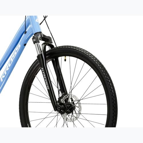 Rower crossowy damski KROSS Evado 3.0 W niebieski/biały/połysk