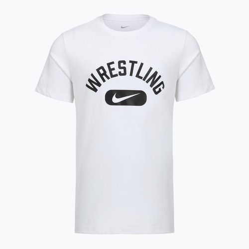 Koszulka męska Nike Wrestling Disc DFC white/black