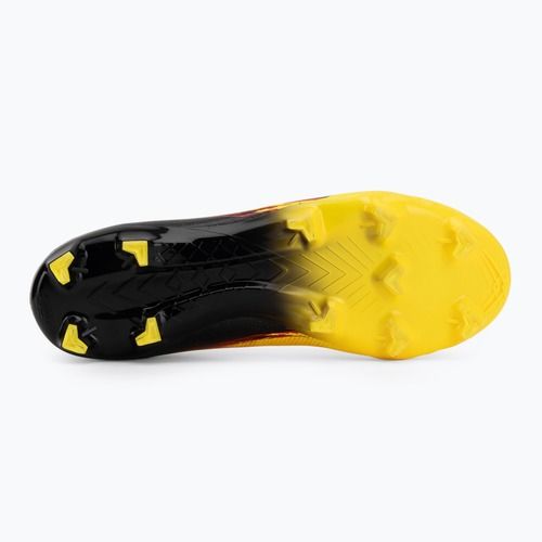 Buty piłkarskie New Balance Furon Pro V8 FG punch yellow/black 100/fire cracker
