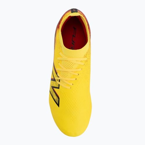 Buty piłkarskie New Balance Furon Pro V8 FG punch yellow/black 100/fire cracker