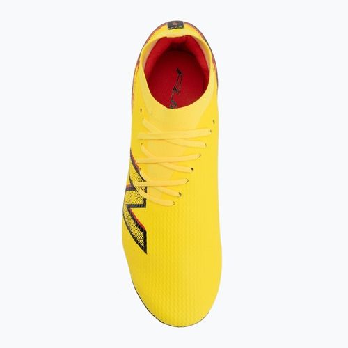 Buty piłkarskie New Balance Furon Team V8 FG punch yellow/black 100/fire cracker