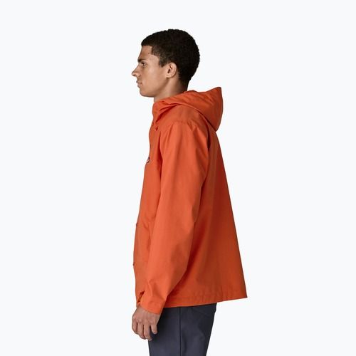 Kurtka przeciwdeszczowa męska Patagonia Outdoor Everyday Rain coal orange