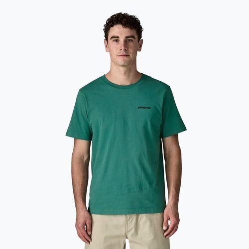 Koszulka męska Patagonia P-6 Logo gem green