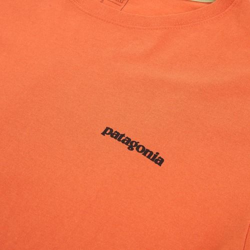 Koszulka męska Patagonia P-6 Logo coal orange