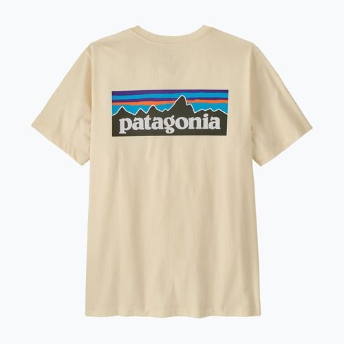 Koszulka męska Patagonia P-6 Logo undyed natural
