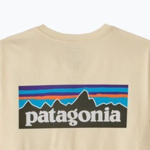 Koszulka męska Patagonia P-6 Logo undyed natural