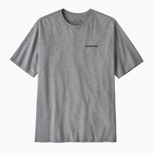 Koszulka męska Patagonia P-6 Logo Responsibili-Tee gravel heather