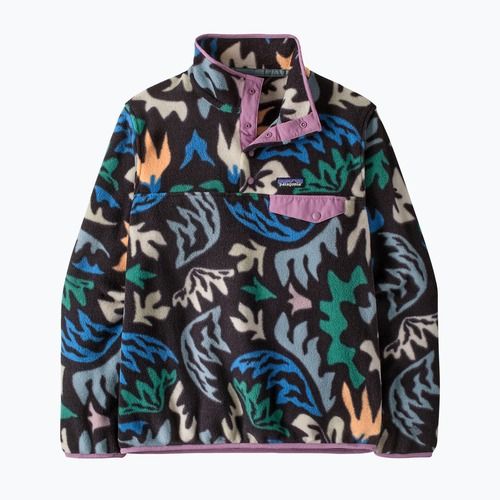 Bluza trekkingowa damska Patagonia LW Synch Snap-T P/O kaleido/black