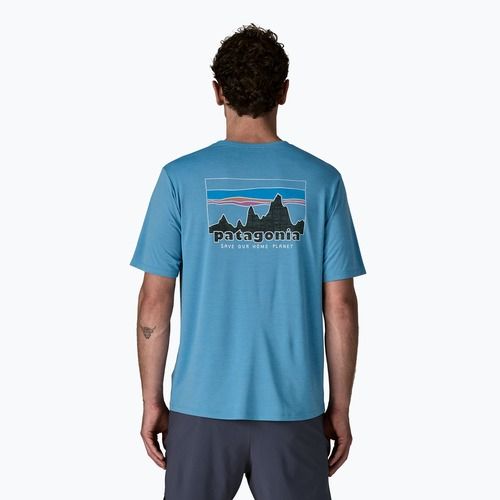 Koszulka męska Patagonia Capilene Cool Daily - '73 Skyline shore blue/light shore blue x-dye