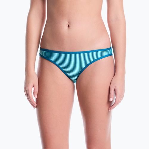 Dół od stroju pływackiego Nike Ripple Texture Hipster Bikini bleached turquoise