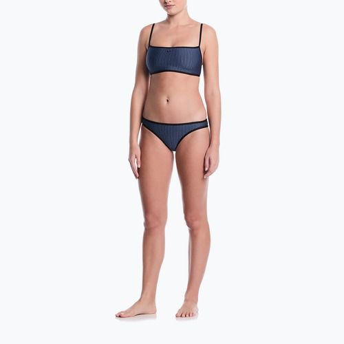 Dół od stroju pływackiego Nike Ripple Texture Hipster Bikini slate