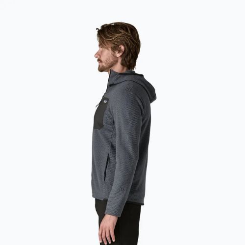 Bluza trekkingowa męska Patagonia R1 Air Full Zip Hoody smolder blue
