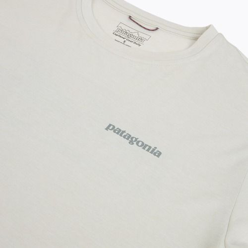 Koszulka męska Patagonia Capilene Cool Daily - Boardshort Logo dyno white