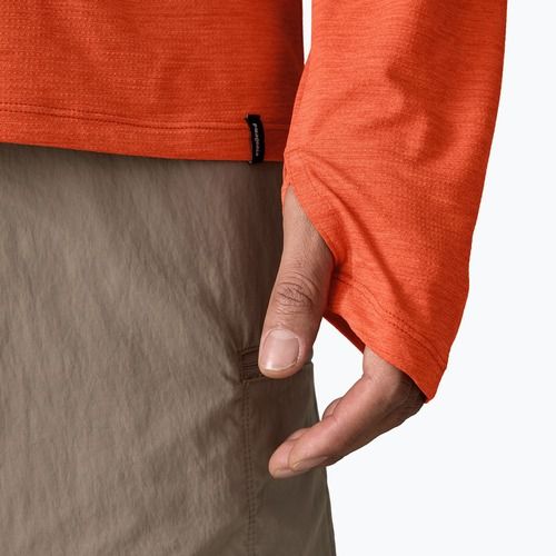 Bluza męska Patagonia Capilene Cool Sun Hoody coal orange/light coal orange x-dye