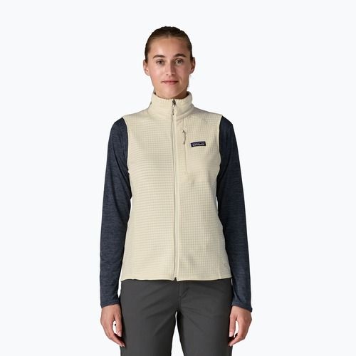 Bezrękawnik damski Patagonia R1 wool white