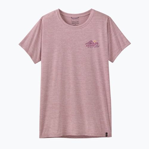 Koszulka damska Patagonia Capilene Cool Daily Shirt - Boardshort Logo quiet violet