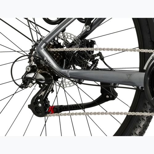 Rower górski KROSS Hexagon 2.0 EQ 27,5" szary/ciemnoszary/połysk